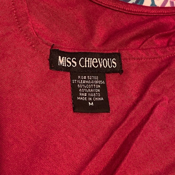 💕3 for $20💕 Tank Top with garter stitch - Picture 4 of 5